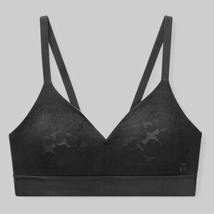 Tommy John’s Second Skin Comfort Lace Bralette Size Medium Black. NWT